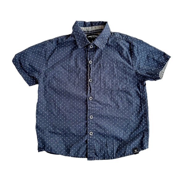 EUC Kenneth Cole Reaction Boy button down short sleeve shirt - Picture 1 of 6